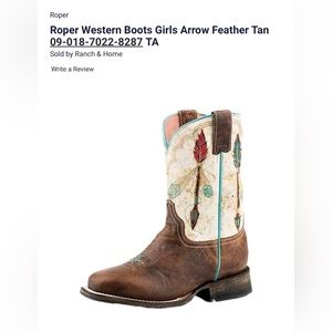 NWT Roper Toddler Girl Boots, Size 9